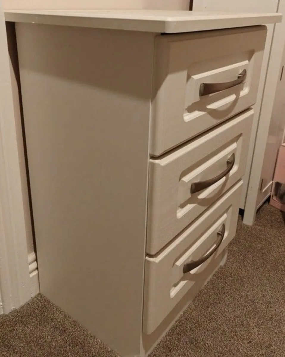 Bedside Table White - Image 2