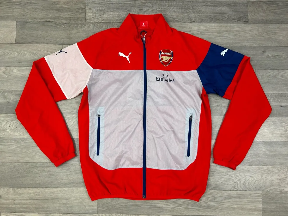 Puma Arsenal London The Gunners Jacket Mens M - Image 1