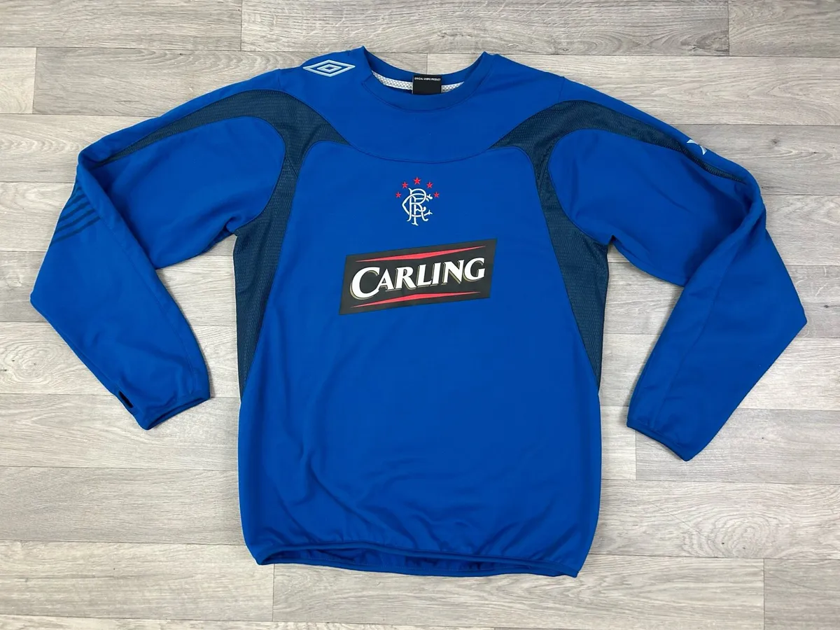 Vintage 00s Umbro Glasgow Rangers Sweatshirt L - Image 1