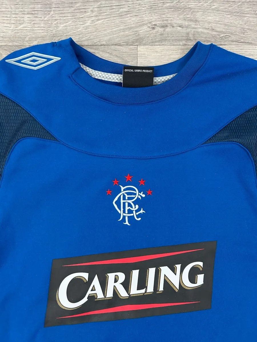 Vintage 00s Umbro Glasgow Rangers Sweatshirt L - Image 3
