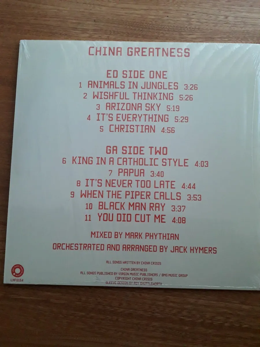 China Crisis Autumn 10th Anniv. 2LP & Greatness LP - Image 3