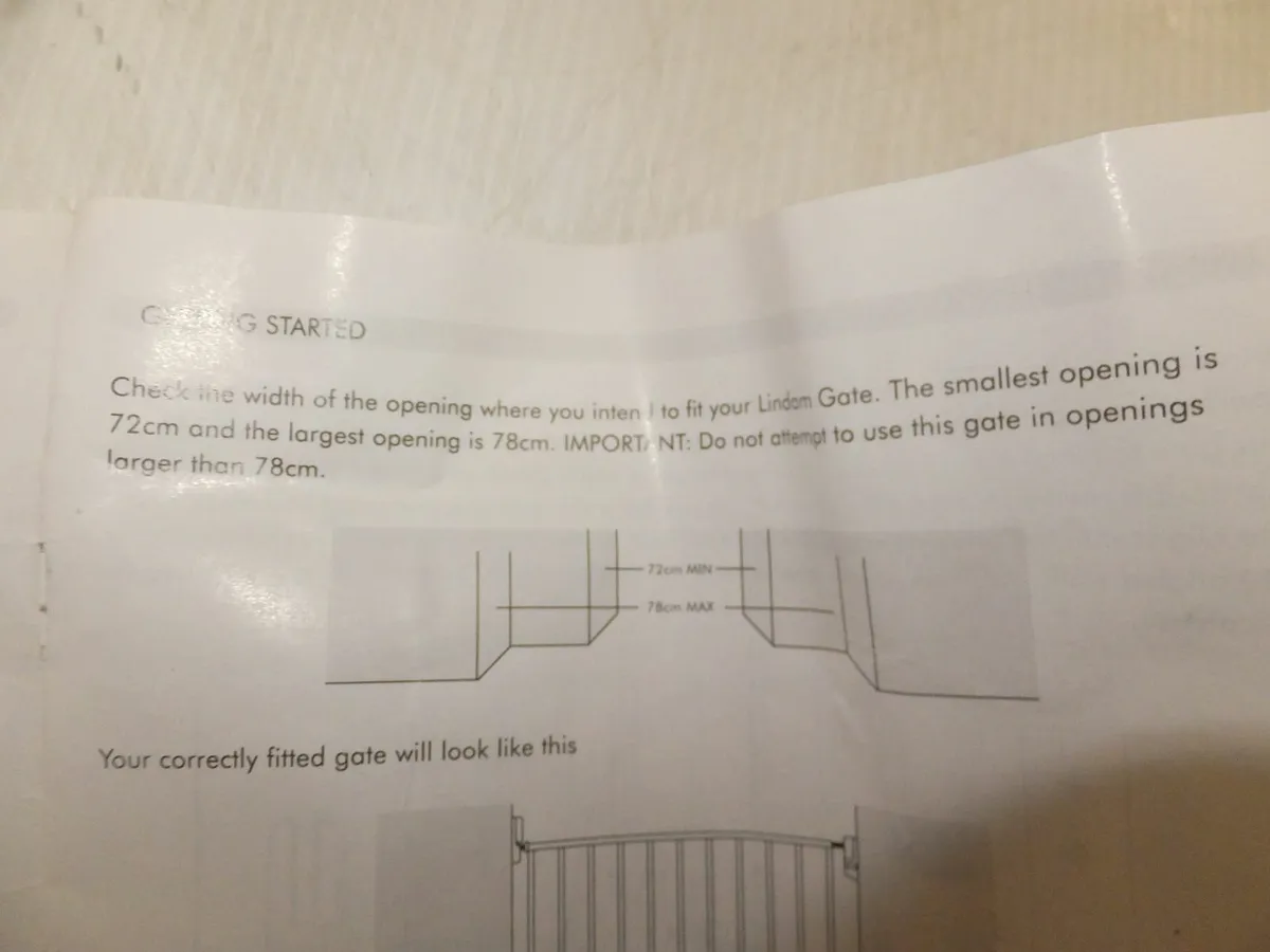 Lindam gate panel - Image 3