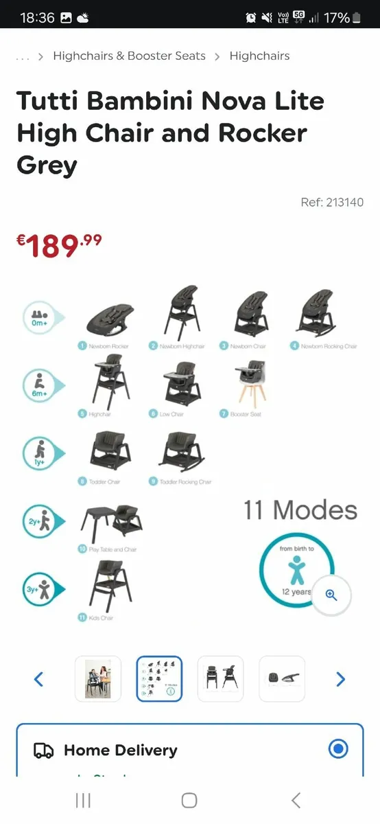 Highchair / Bouncer - Image 3