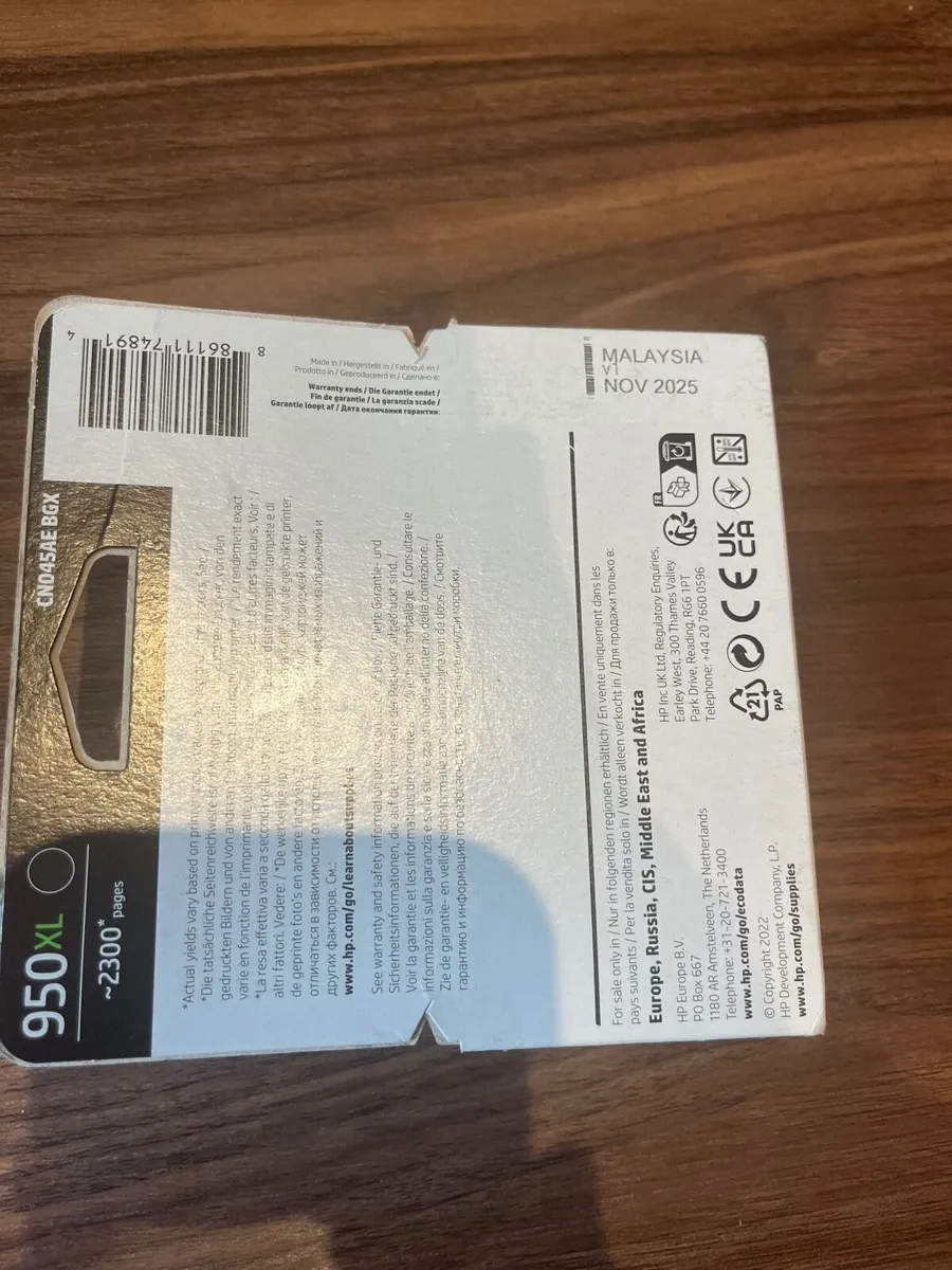 Hp  950XL Black Ink cartridge - Image 2