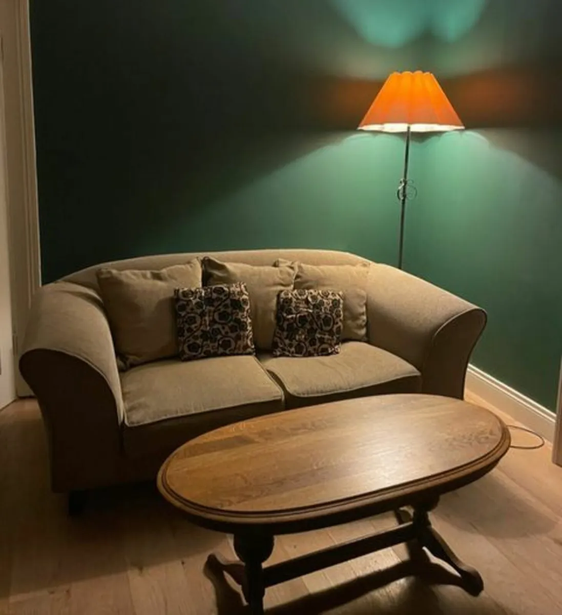 Oval Wooden Coffee Table - Image 2