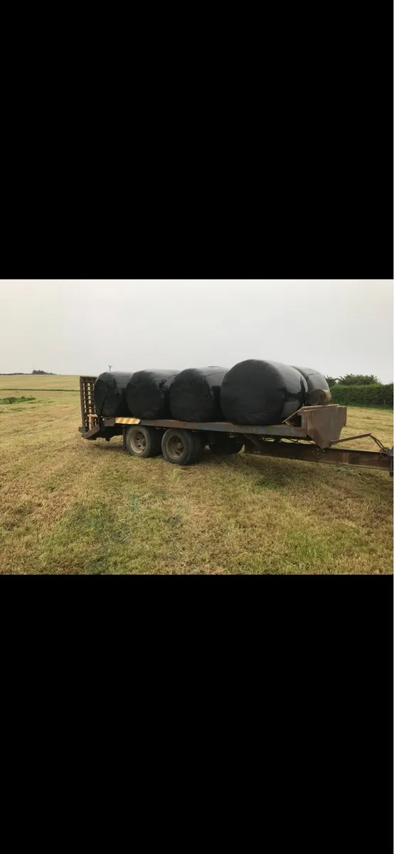 Digger trailer/Bale trailer/low loader - Image 1