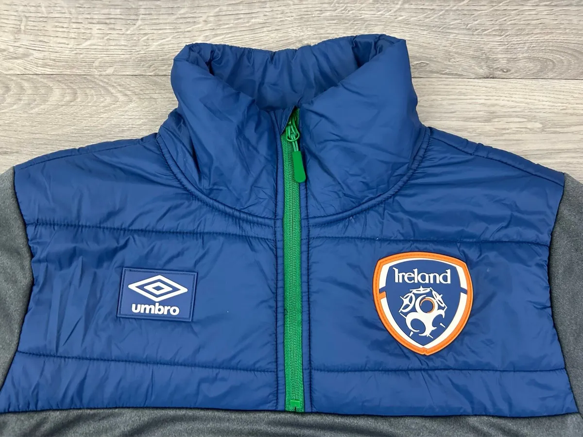 Umbro Ireland Half Zip Softshell Jumper Top Mens M - Image 3