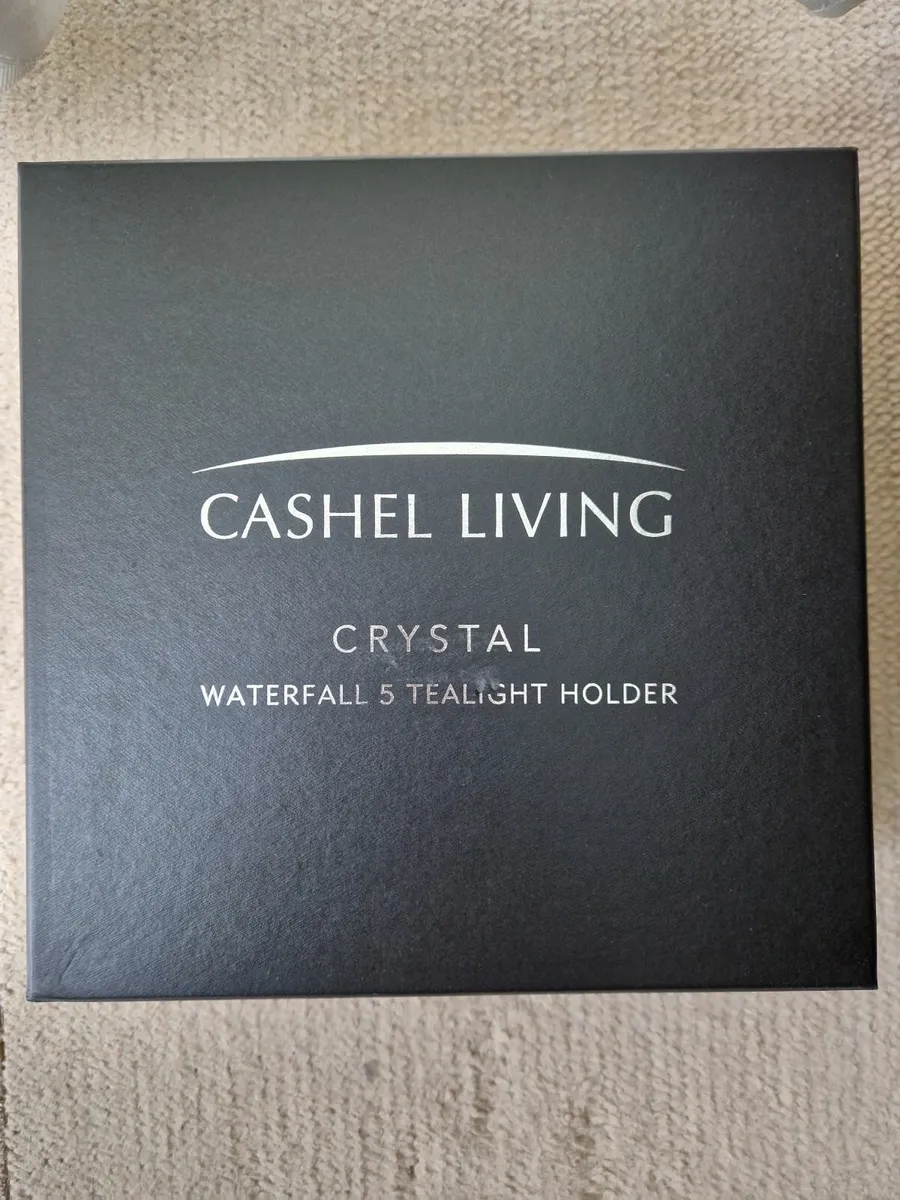 Cashel Living crystal waterfall 5 tealight holder - Image 3