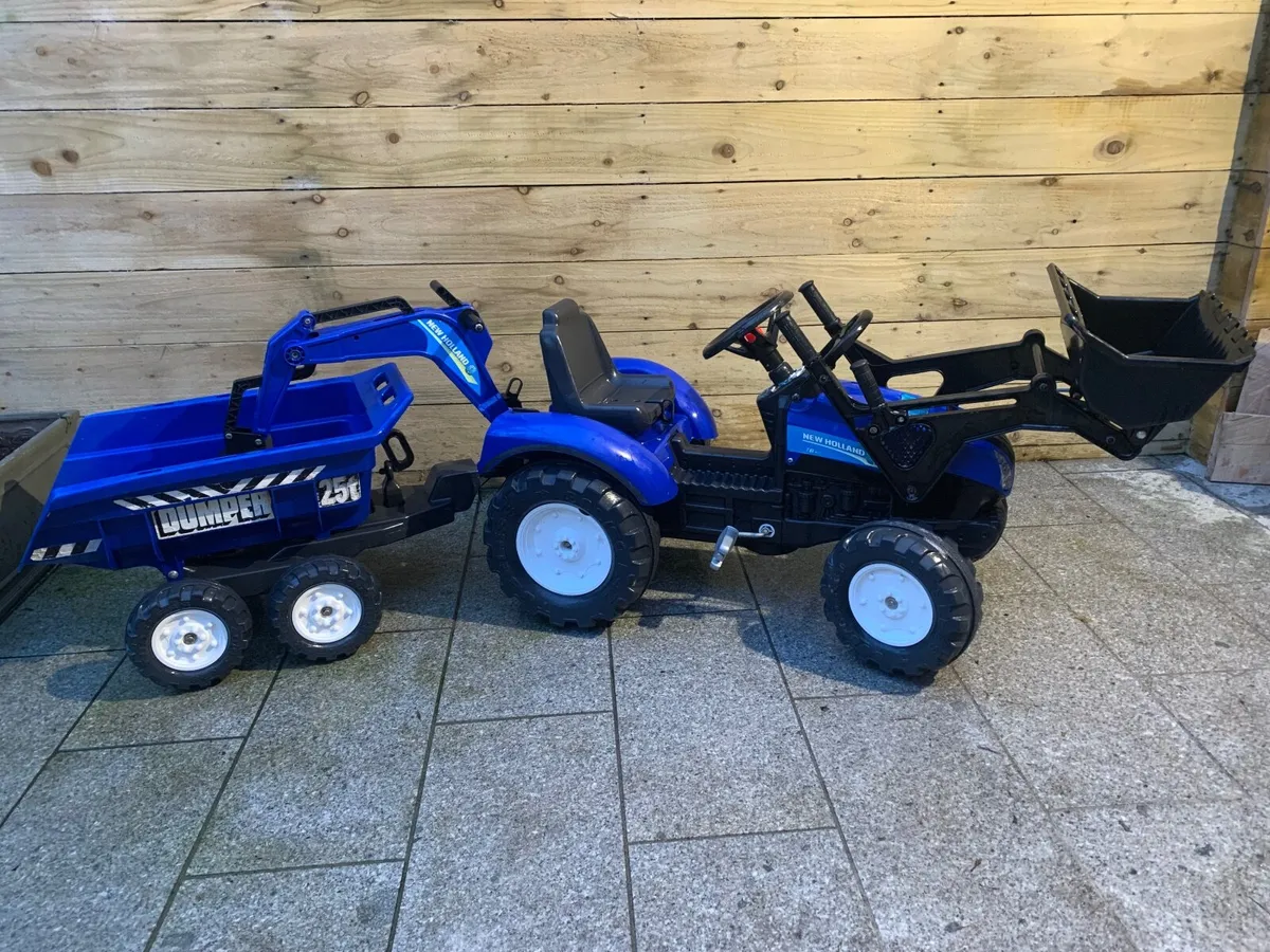 New Holland Tractor, Trailer & Dumper/Loader - Image 1