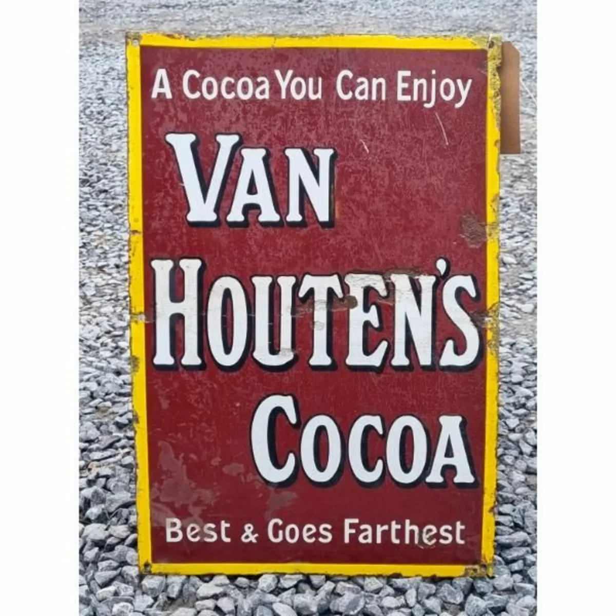 Van Houten’s Cocoa Enamel Small KAS878 - Image 1