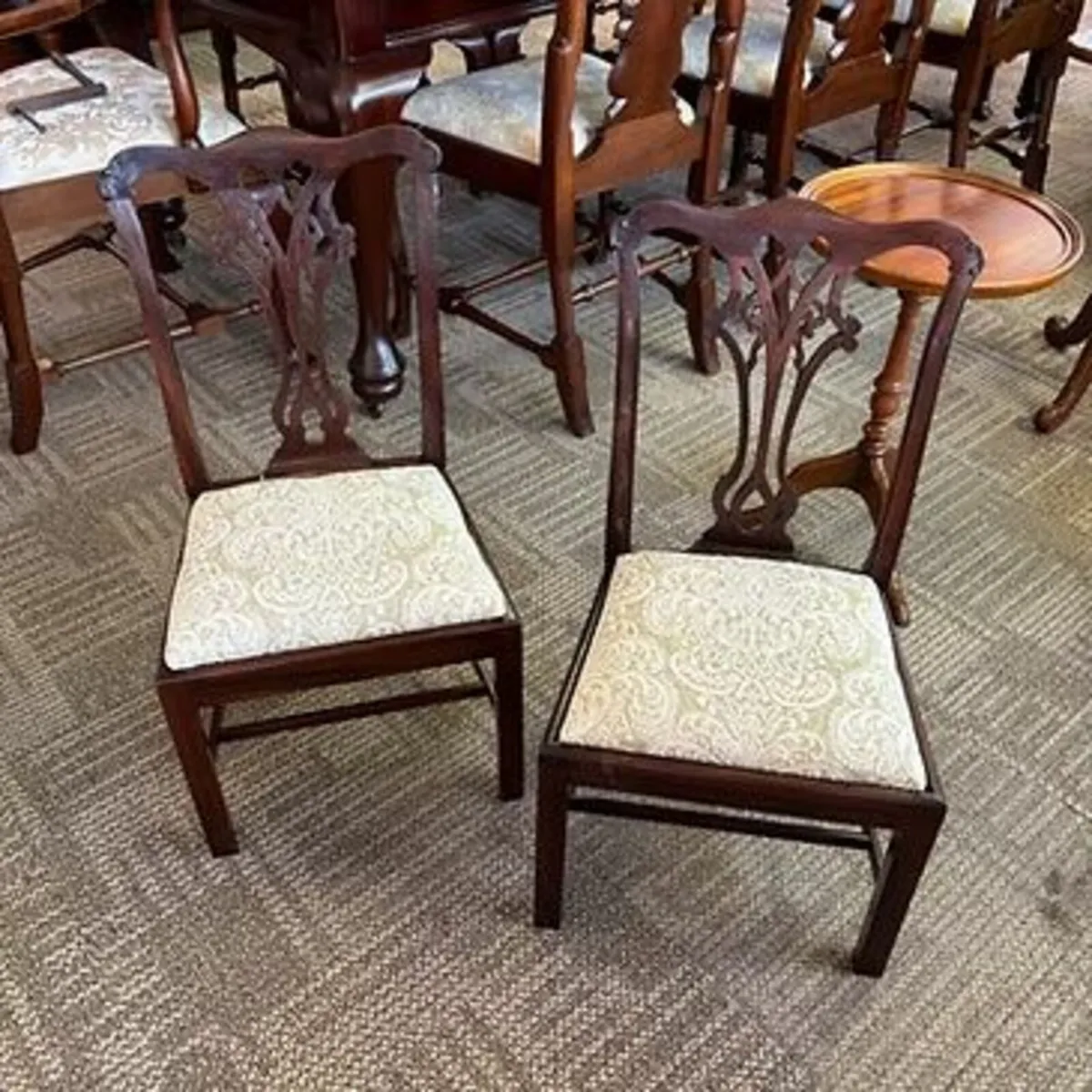 Fabulous Edwardian pair of mahogany children's occ