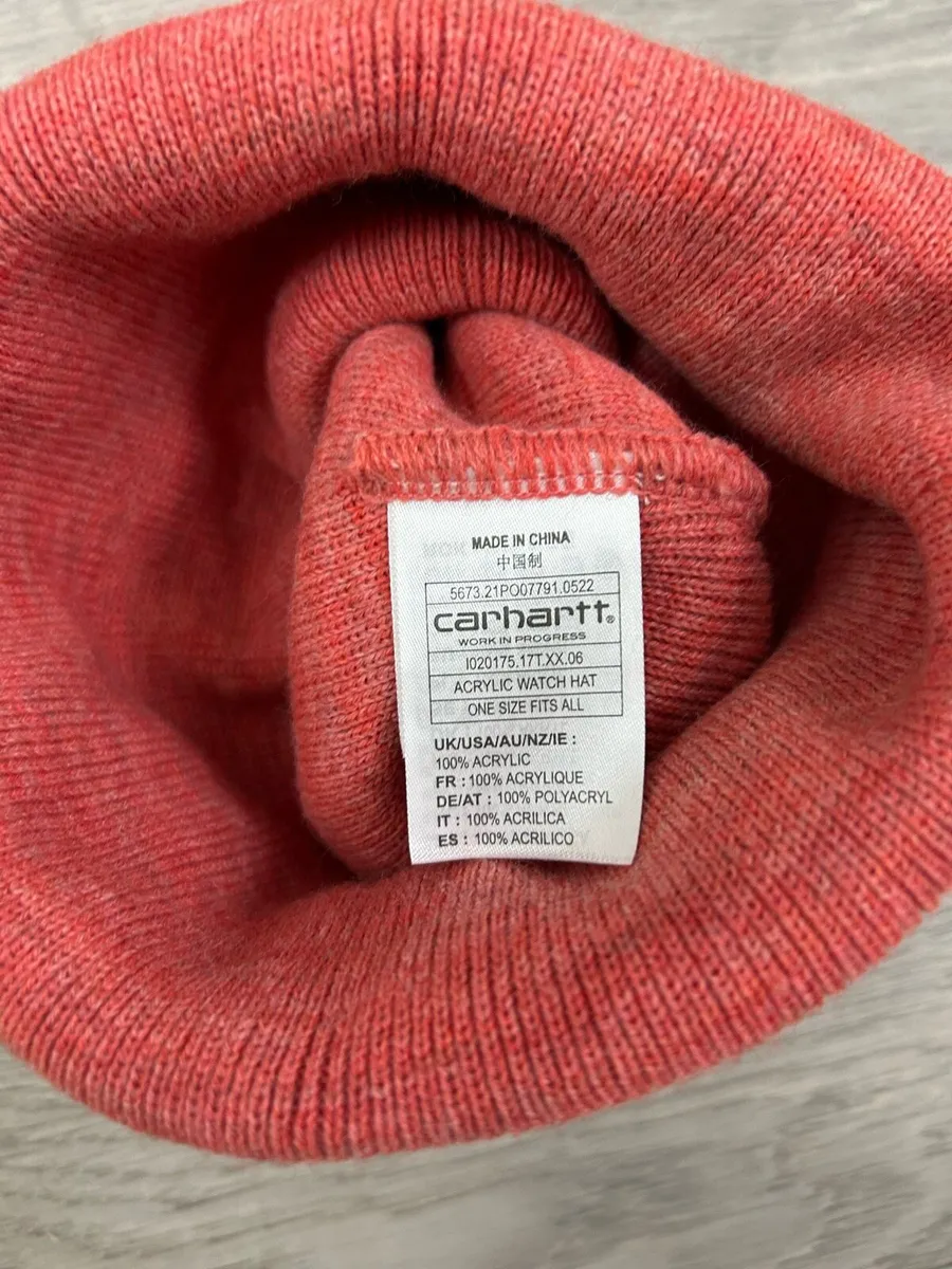 Carhartt Logo Beanie Hat One Size Fits All - Image 3