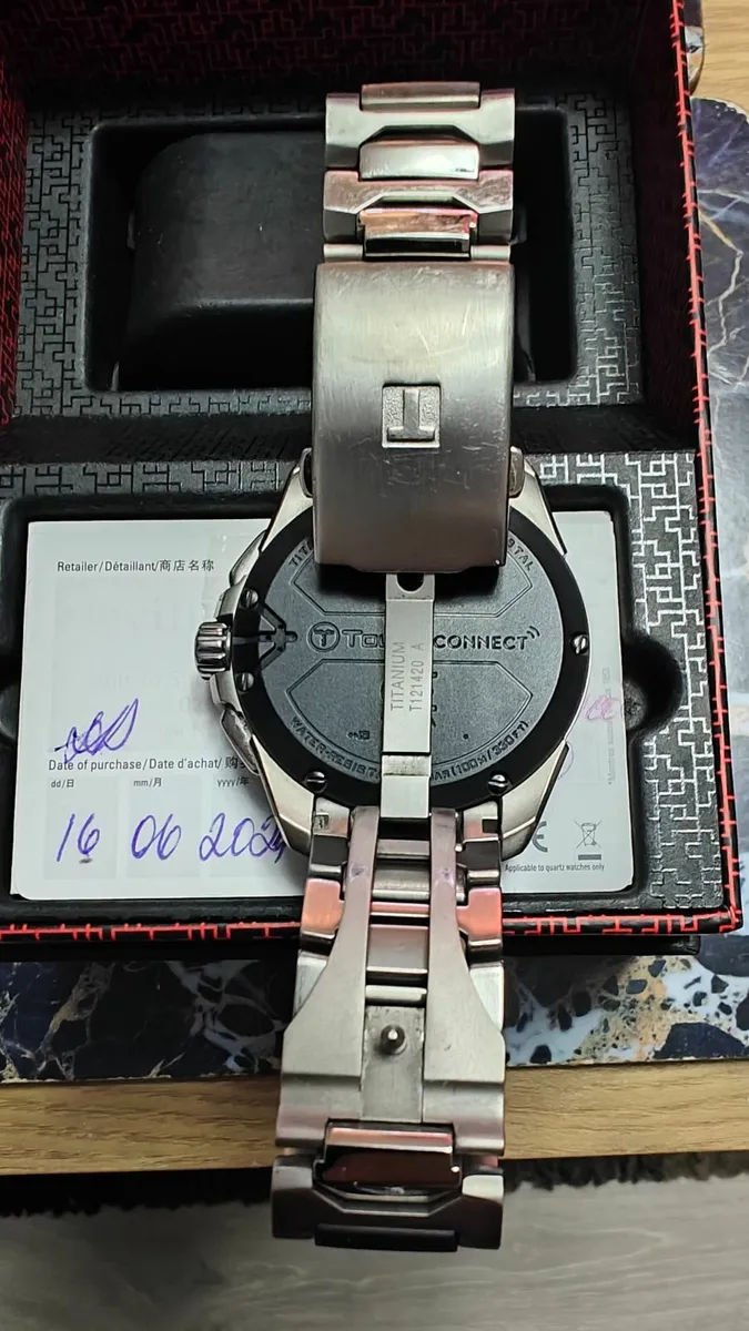 Tissot T-Touch Connect Solar titanium watch - Image 3