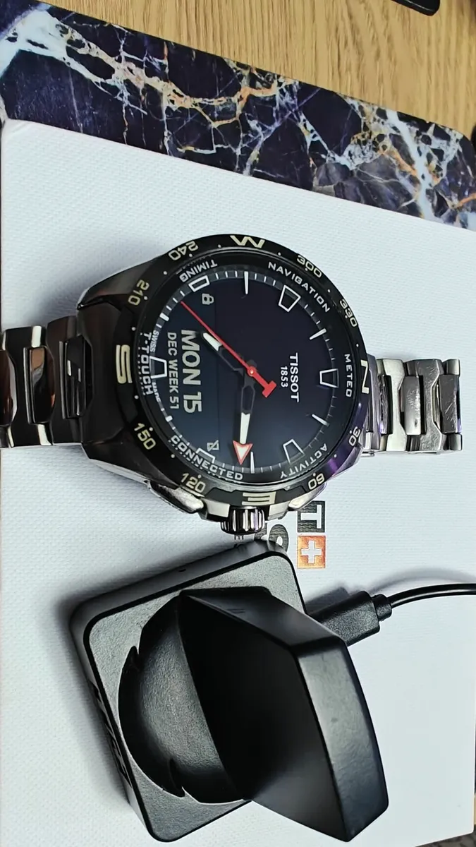 Tissot T-Touch Connect Solar titanium watch - Image 4