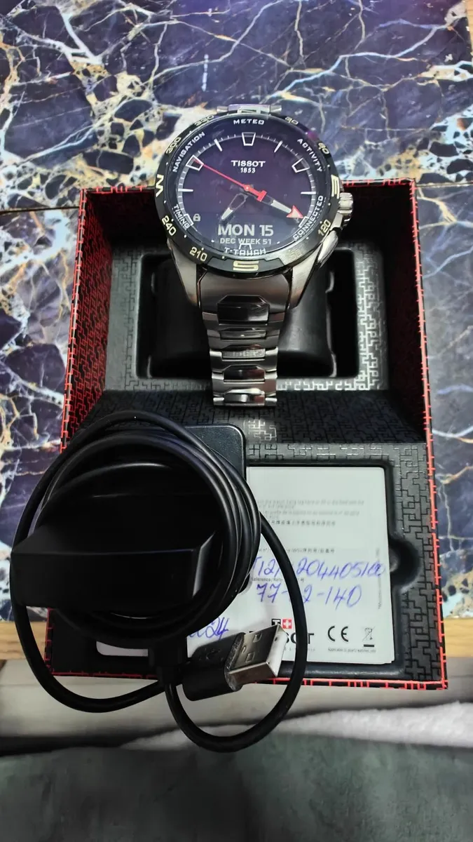 Tissot T-Touch Connect Solar titanium watch - Image 1