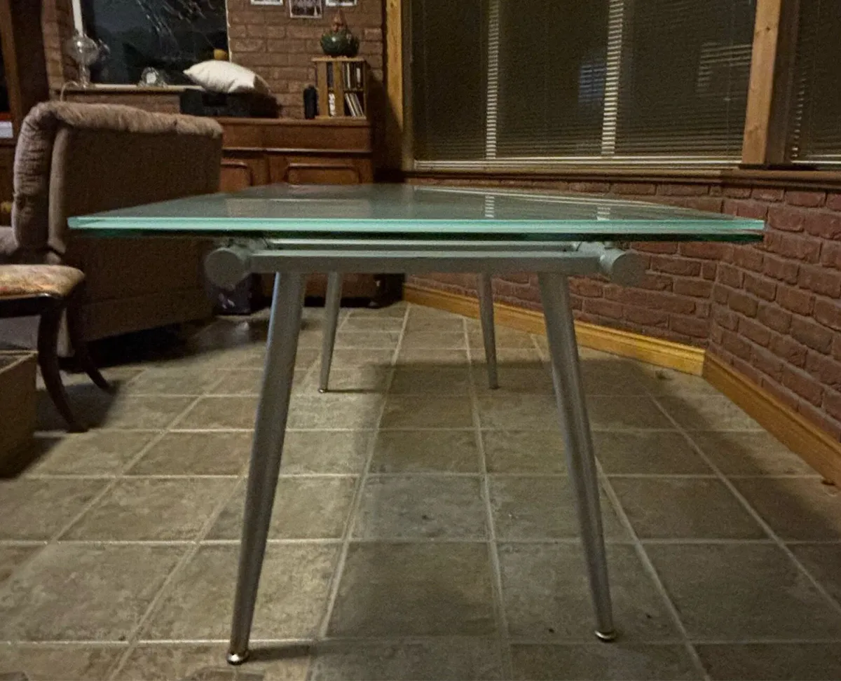 Dining Table Glass - Office Desk - Image 3