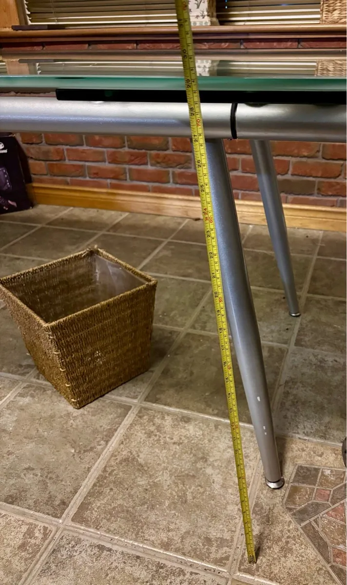 Dining Table Glass - Office Desk - Image 4