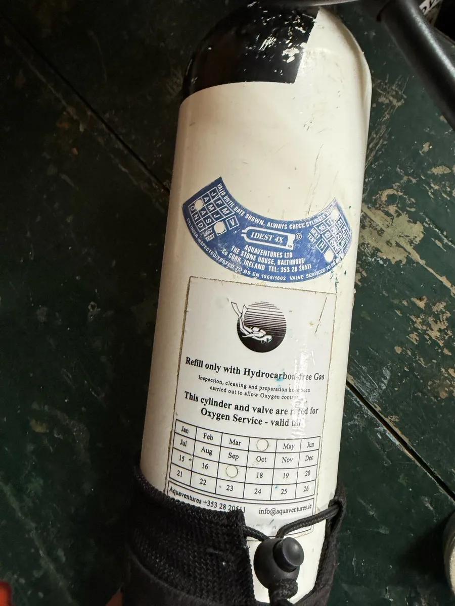 Scuba diving pony bottle and reg - Image 4