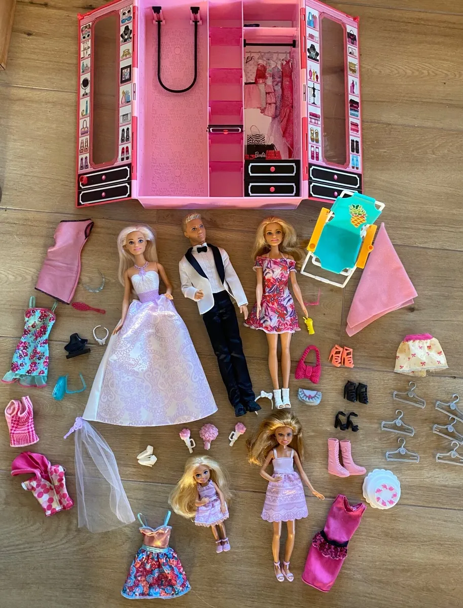 Barbie wardrobe + wedding set + relaxing set - Image 4