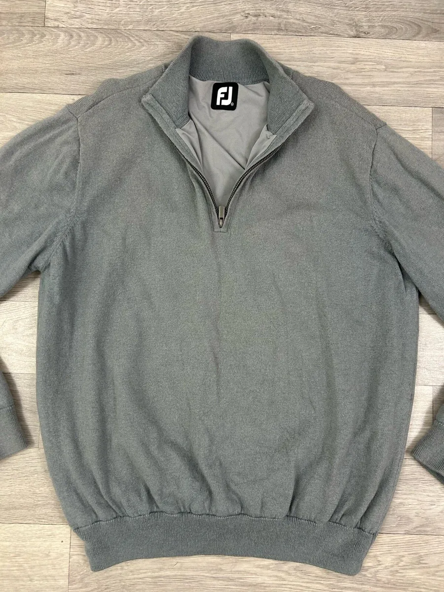 FootJoy Double Layer Lambswool Half Zip Jumper M - Image 2