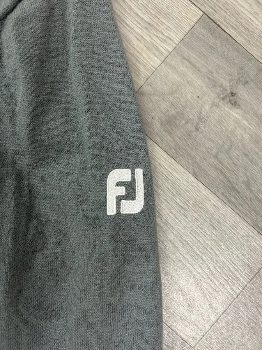 FootJoy Double Layer Lambswool Half Zip Jumper M - Image 3