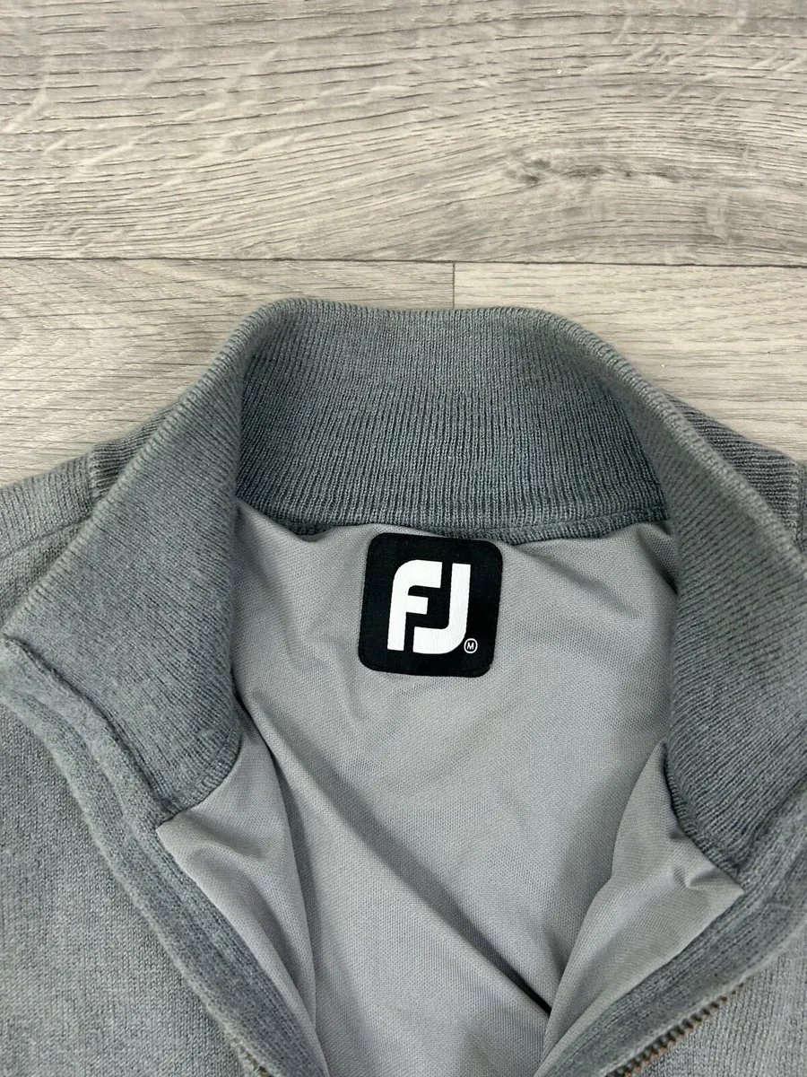 FootJoy Double Layer Lambswool Half Zip Jumper M - Image 4