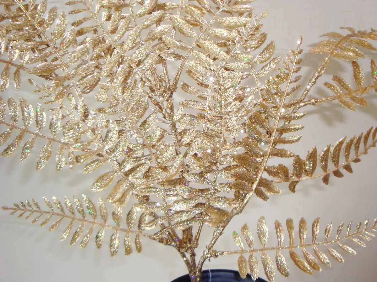 Gold glitter stems - set of 6 - NEW - Image 4