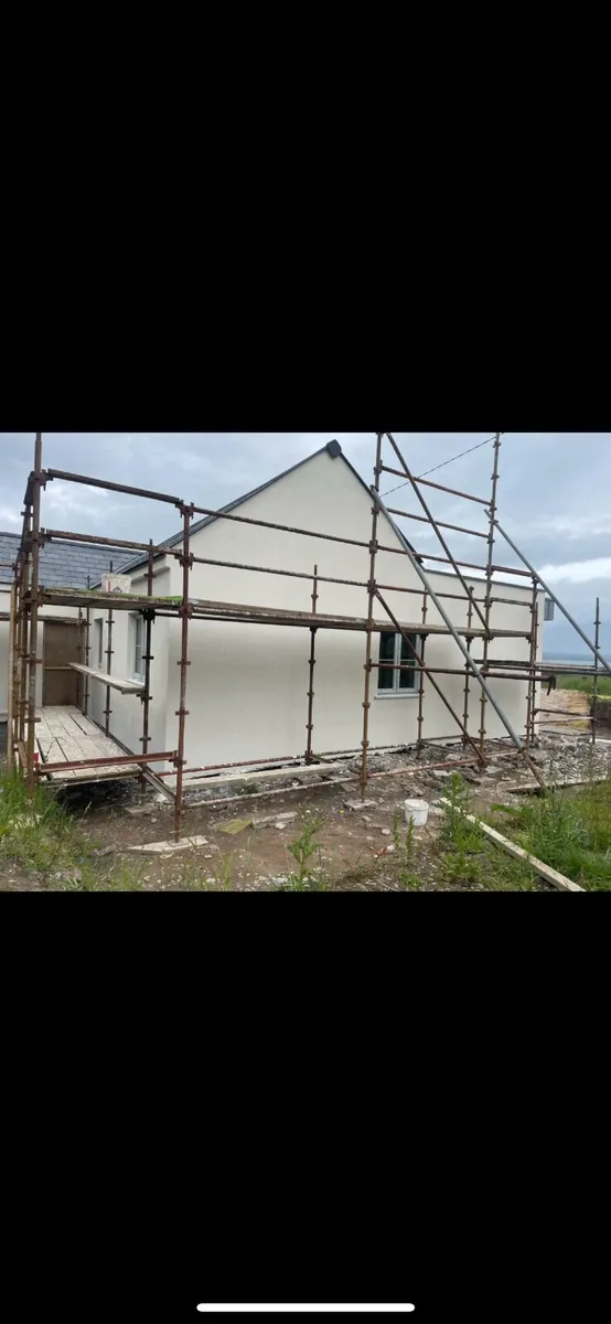 External wall insulation / plastering - Image 1