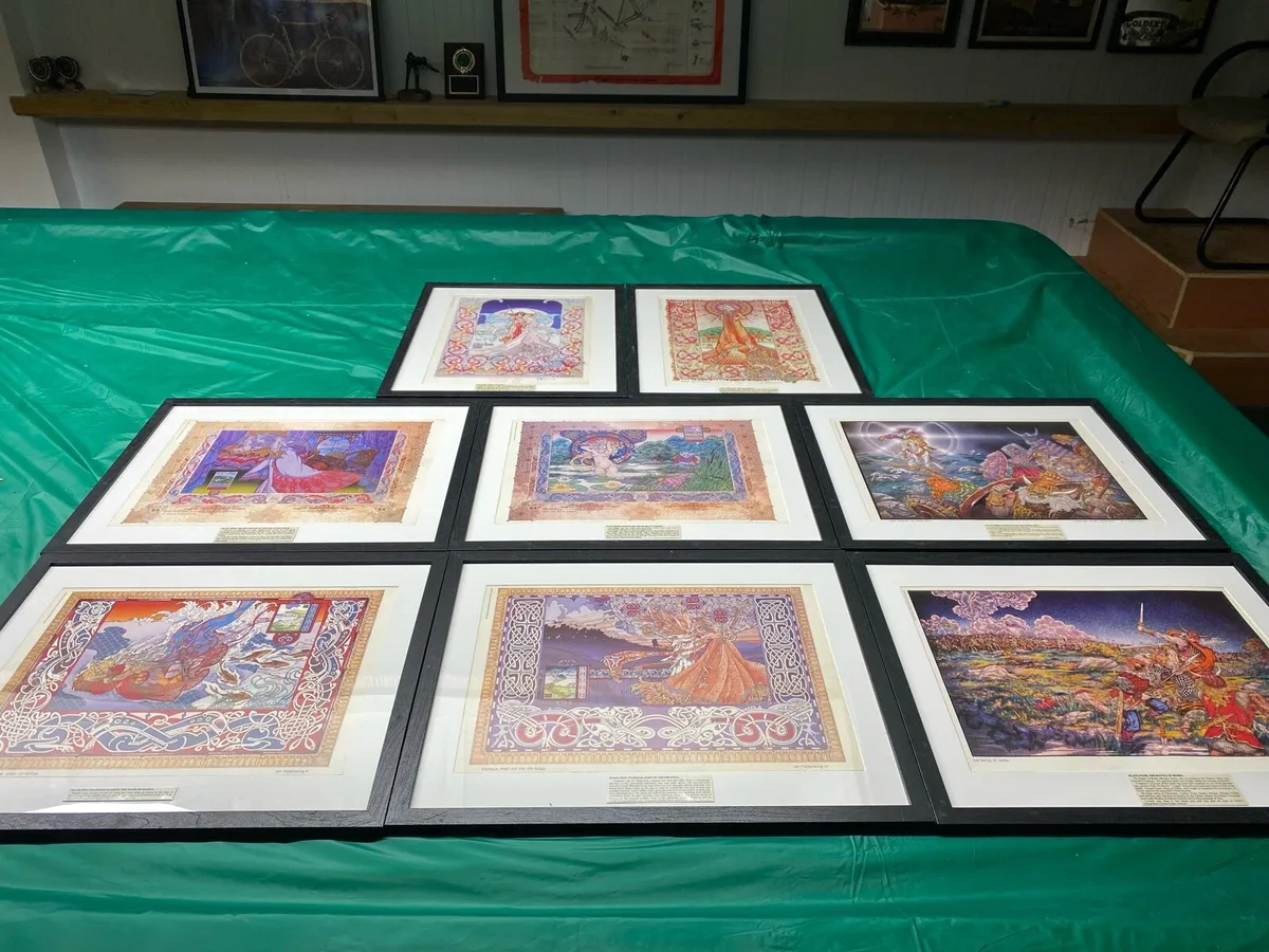 Jim Fitzpatrick original plate prints 1977 (8) - Image 1