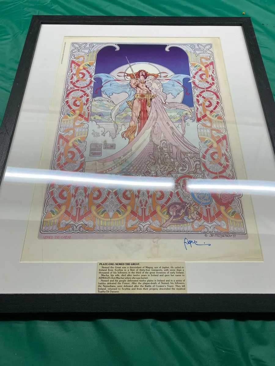 Jim Fitzpatrick original plate prints 1977 (8) - Image 3