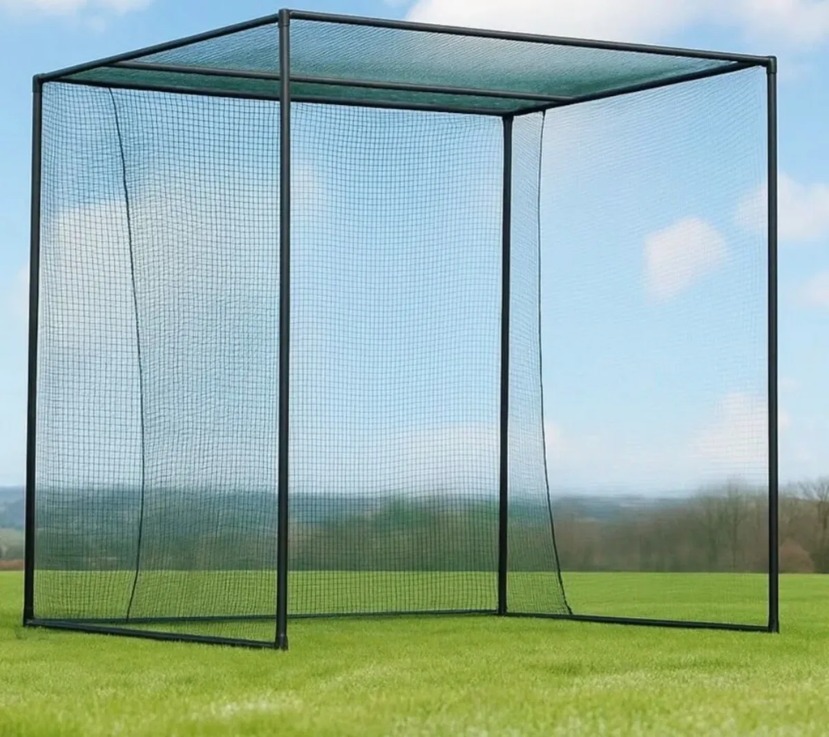 Brand New 3m x 3m Golf Cage + Golf Mat + Tees - Image 1