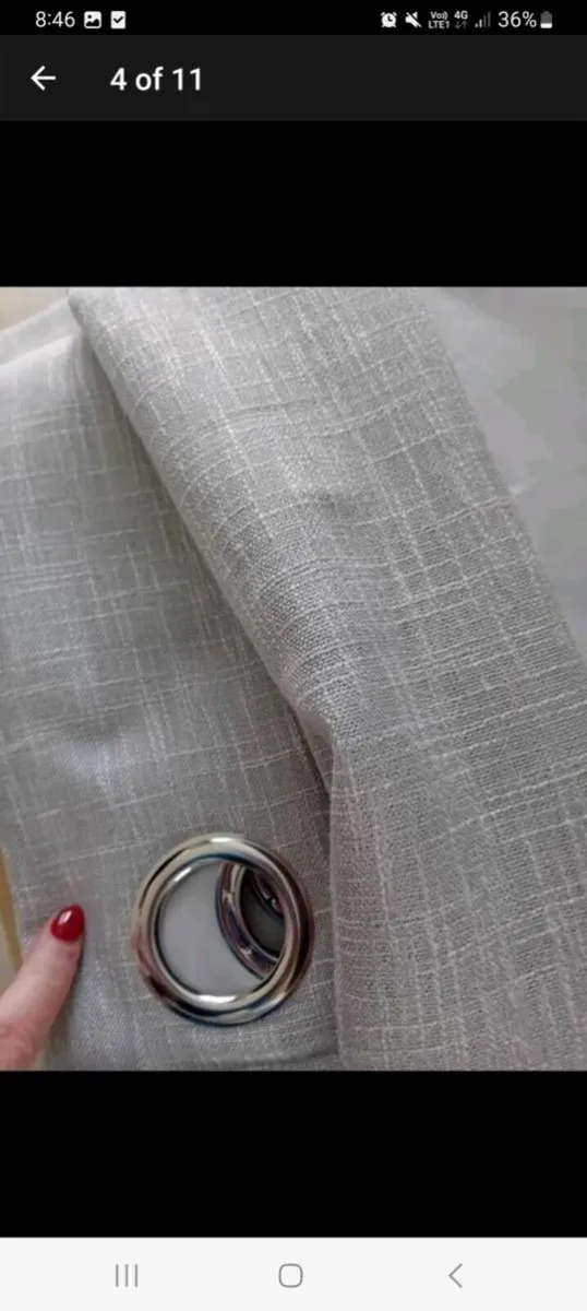 Harry Corry Eyelet Blackout Curtains 2 Pairs - Image 1