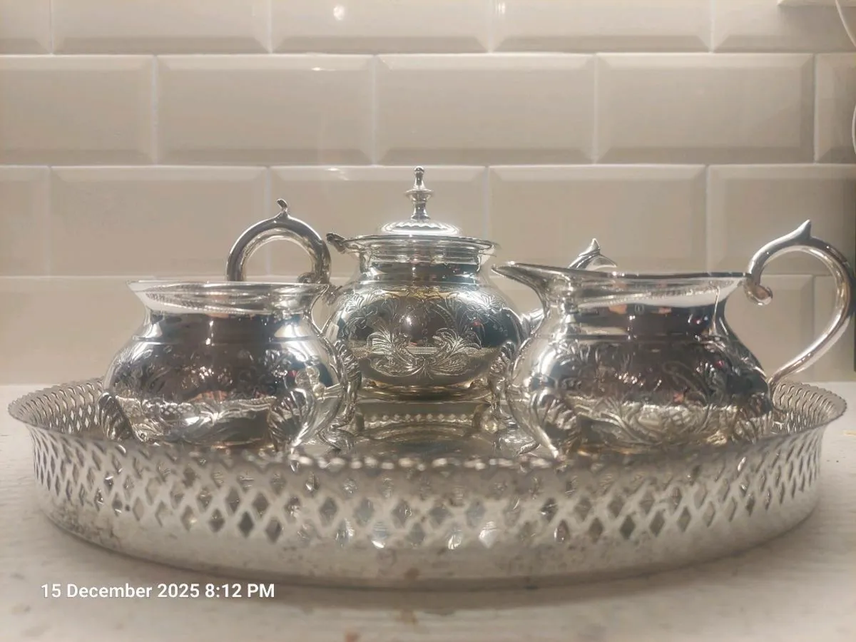 Silver Tea Sets - Image 4