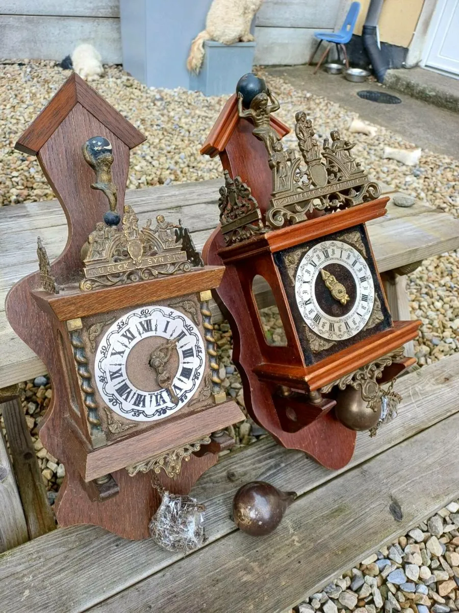2 1950/60s Dutch Atlas Clocks - Image 3