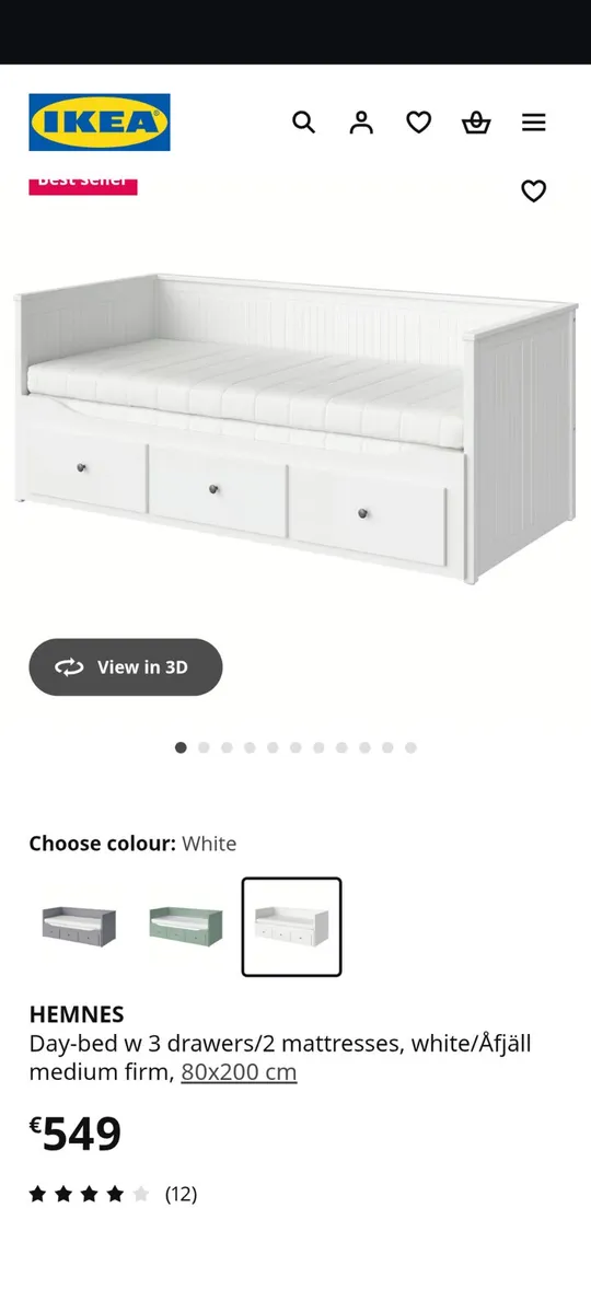 Ikea Day bed - Image 3