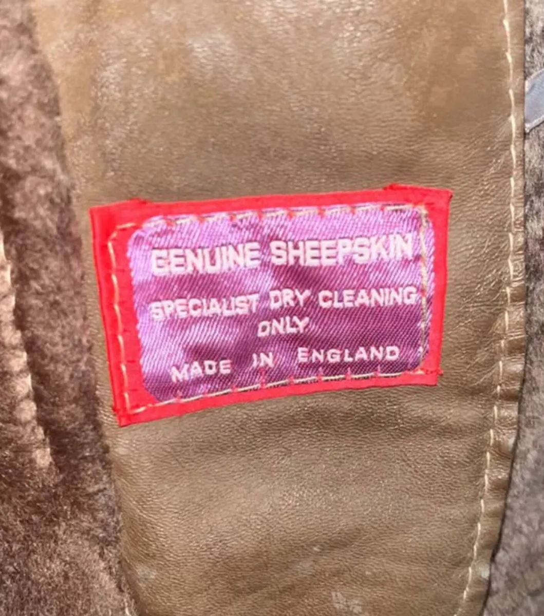 Vintage 70s sheepskin coat - Image 3