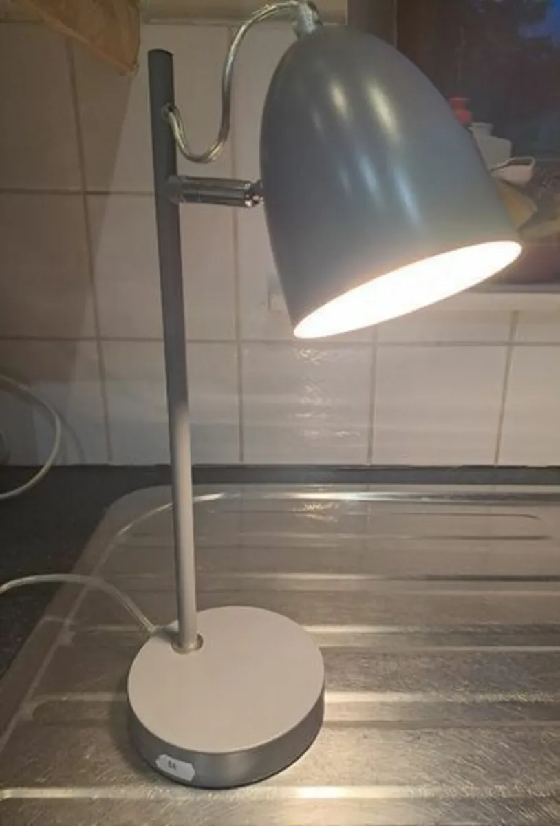 Grey desk lamp - Image 1