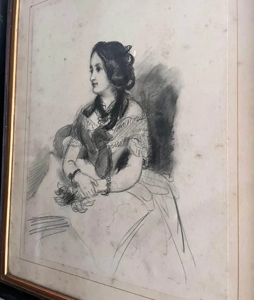 Victorian Portrait of Lady - Image 2