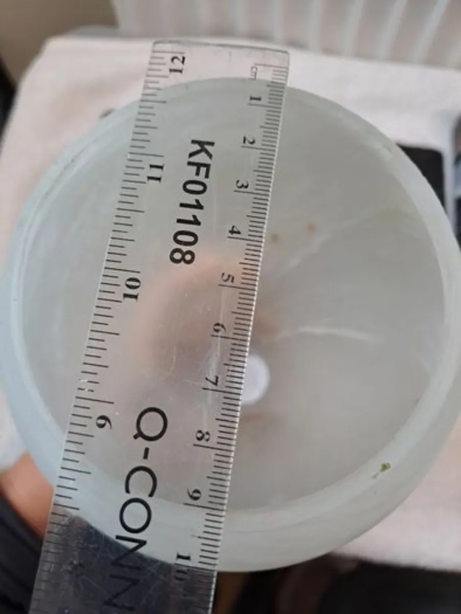 Vintage frosted Lamp shade - Image 4