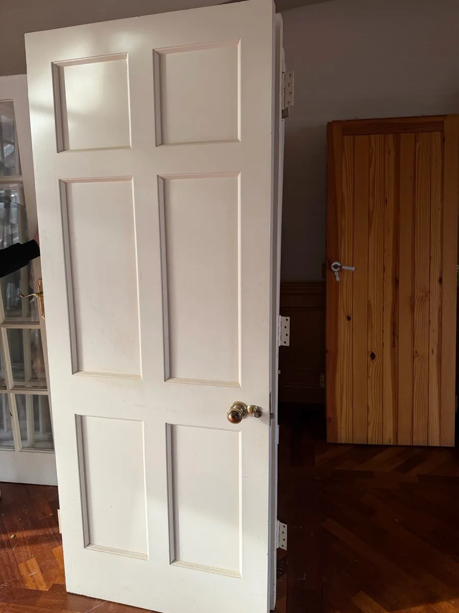 White solid wood doors - Image 3