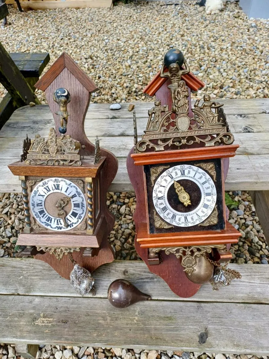 2 1950/60s Dutch Atlas Clocks - Image 4