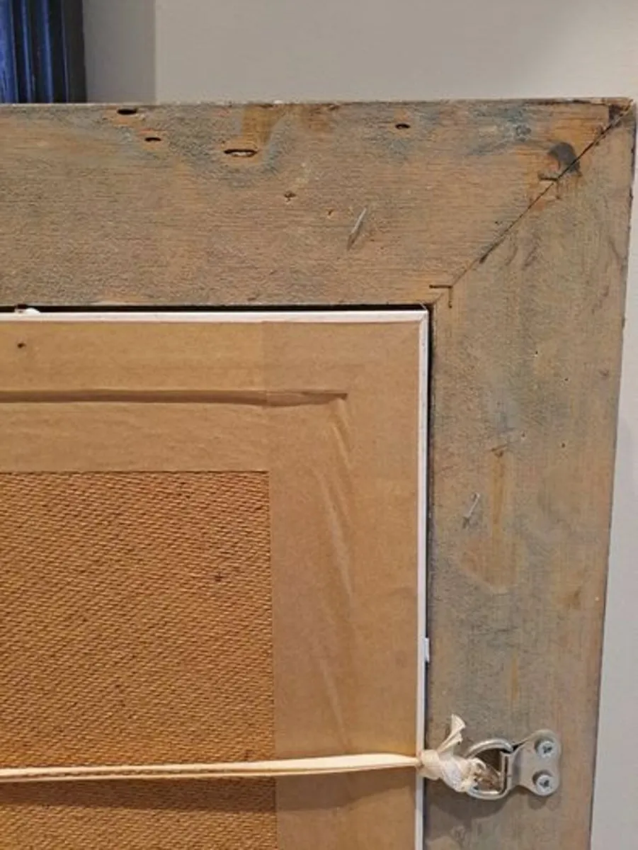 Gilt Frame with glass and black velvet - Image 3