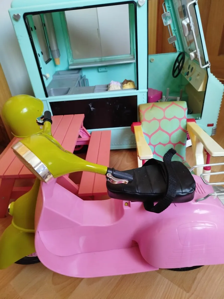 Our Generation Ice Cream Truck, Wardrobe, Scooter, - Image 3