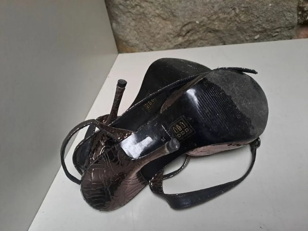 Mistress High heels size 4 bronze - Image 4