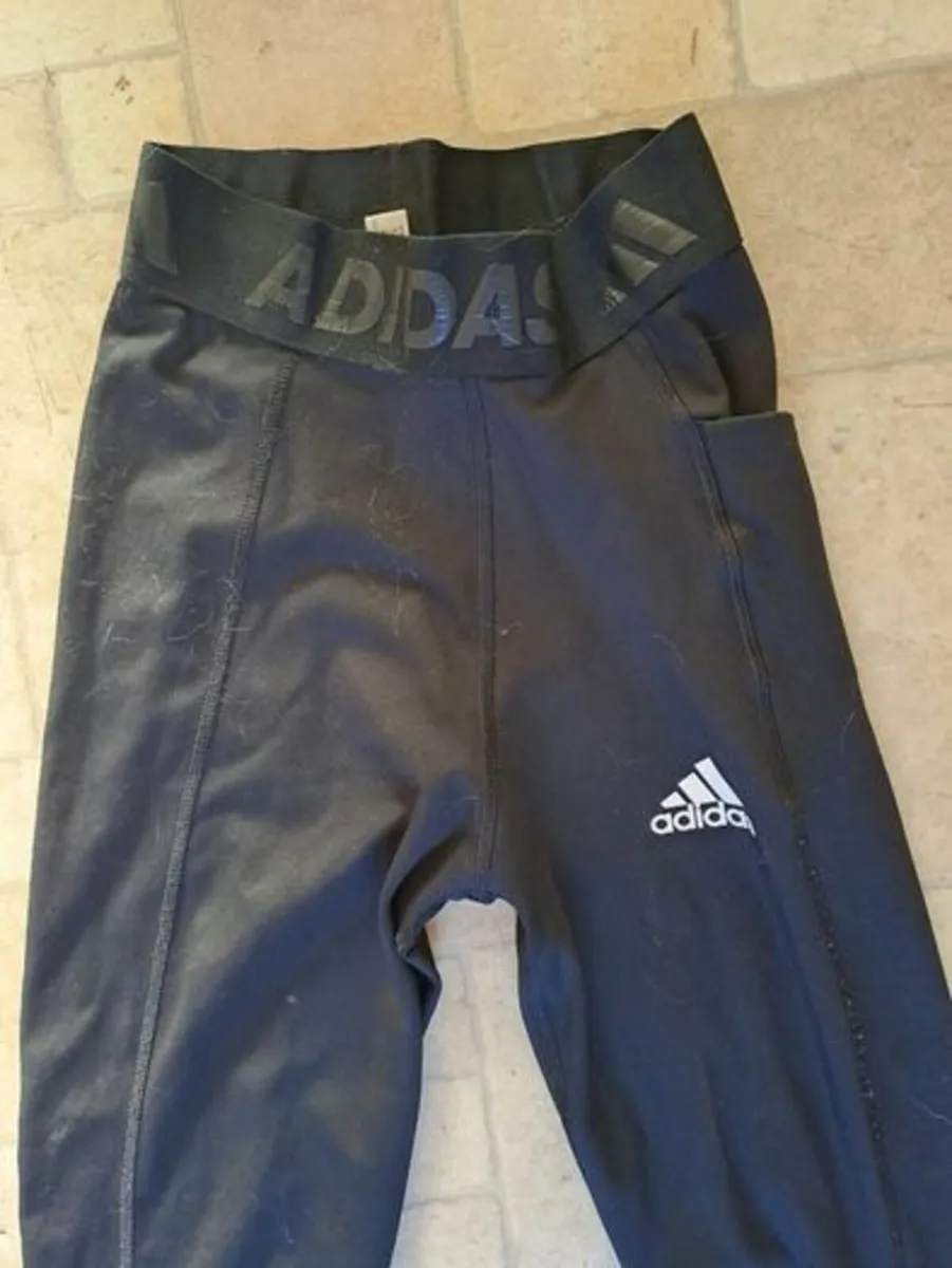 Adidas running pants Size 10 - Image 4