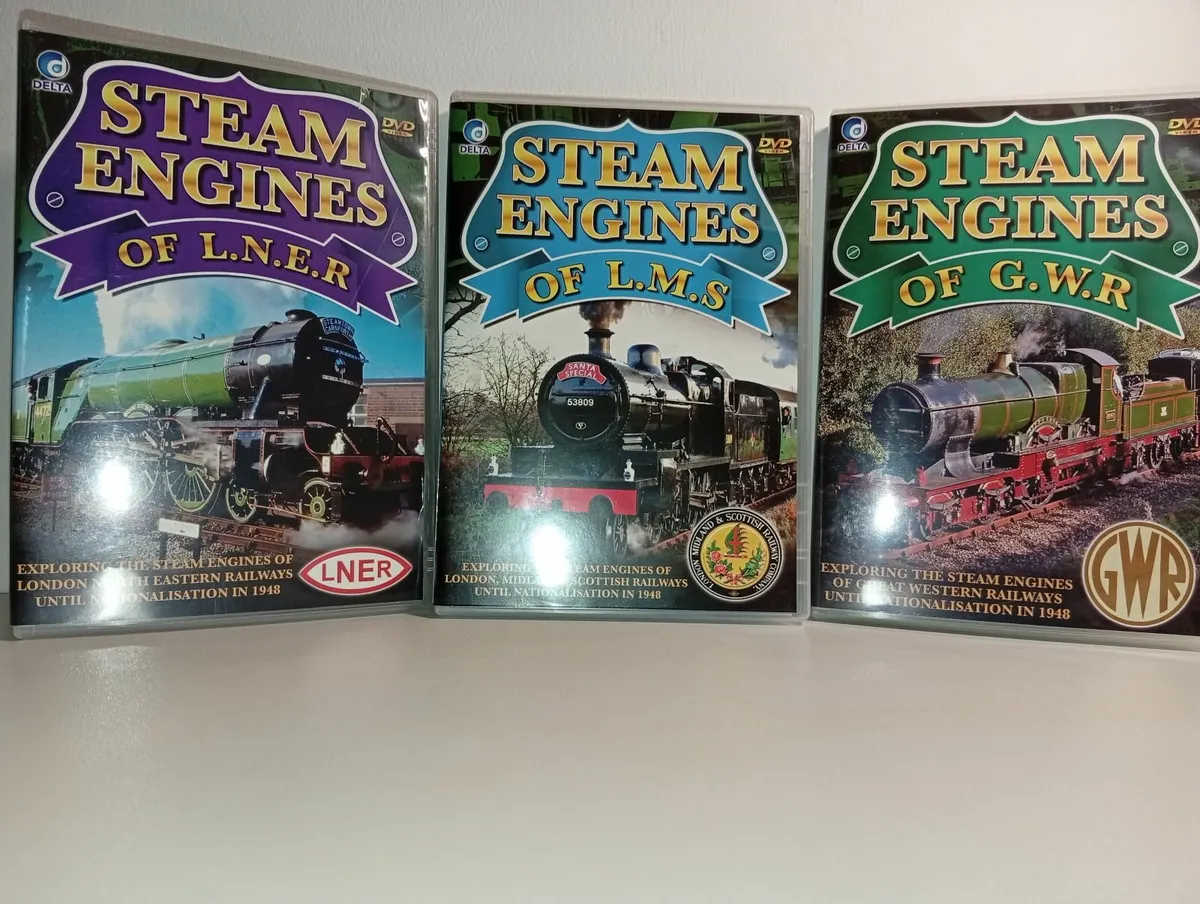 Steam Engines Of L.m.s G.w.r L.n.e.r Dvds SUPERB - Image 1