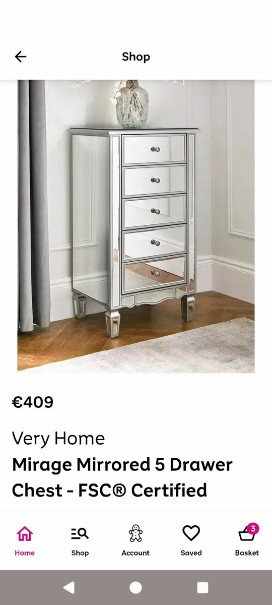 Mirrored Bathroom units Excellent condition - Image 3