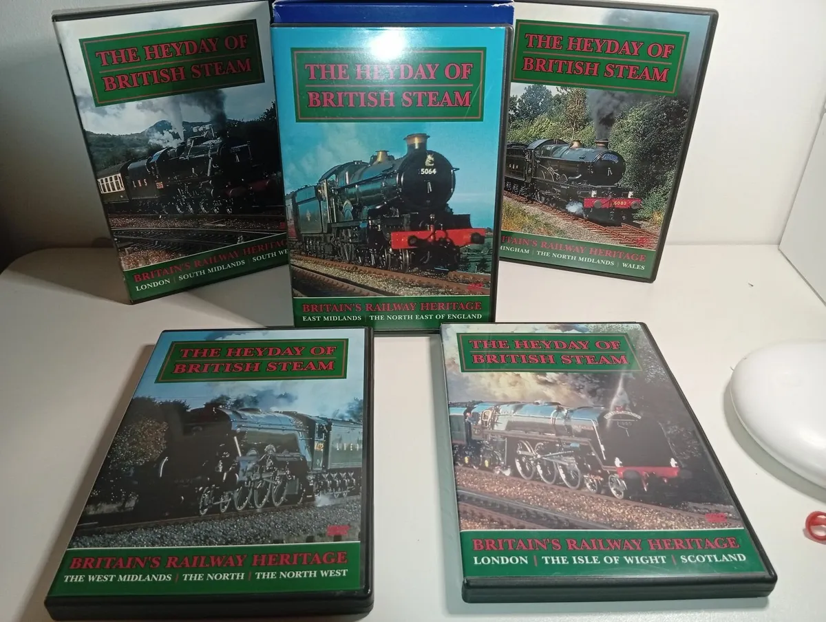 The Heyday Of British Steam Complete Dvd Collectio - Image 1