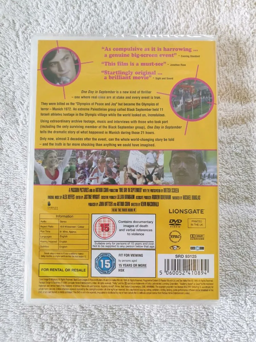 One Day in September 1999 DVD Documentary - Image 2