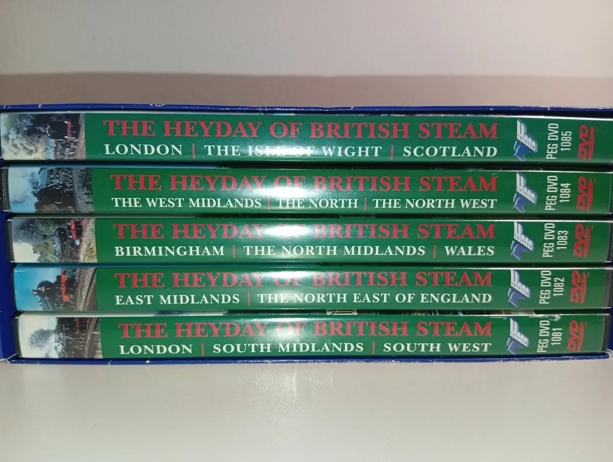 The Heyday Of British Steam Complete Dvd Collectio - Image 4